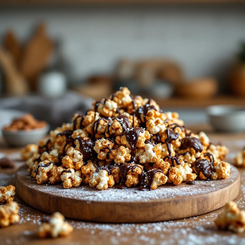 Chocolate Peanut Butter Popcorn Recipe: Sweet & Salty Snack Perfection ...