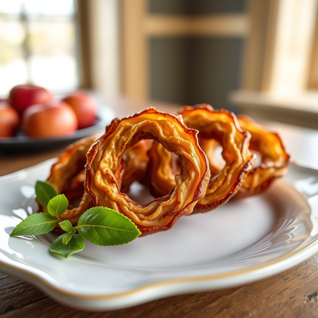 Dried Apple Rings Recipe: Sweet and Chewy Snack in 4 Hours - Cooking Vibe