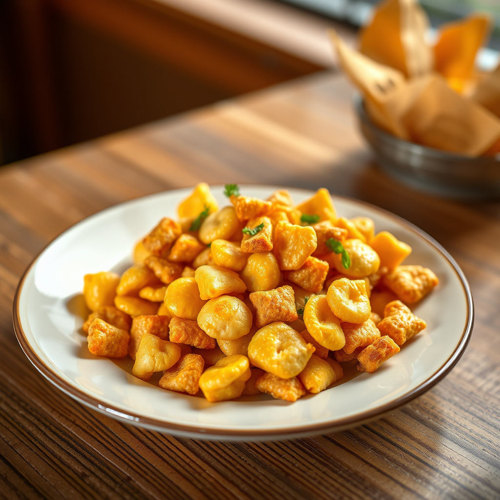 Quacker Fun Mix Quaker Snack Mix Baked Cheddar Recipe: Crunchy Goodness in Every Bite