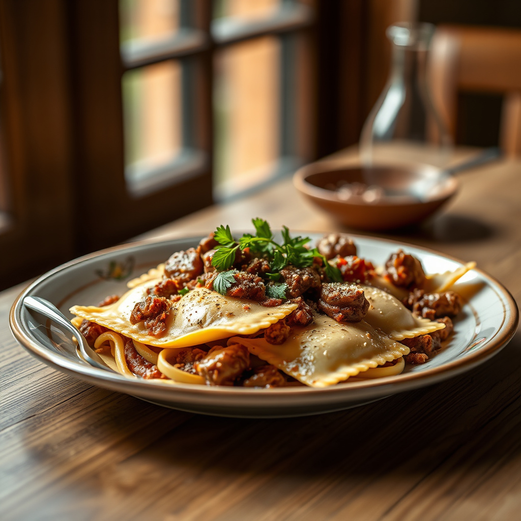 Traditional Beef Ravioli Recipe: Homemade Pasta Perfection in 60 ...