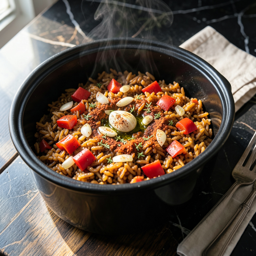 Jollof Rice in Rice Cooker Recipe: Hands-Free West African Spice ...