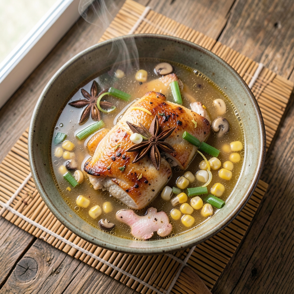 Wok Prep Authentic Chinese Chicken and Corn Soup Recipe: Wok-Heated Comfort With ...